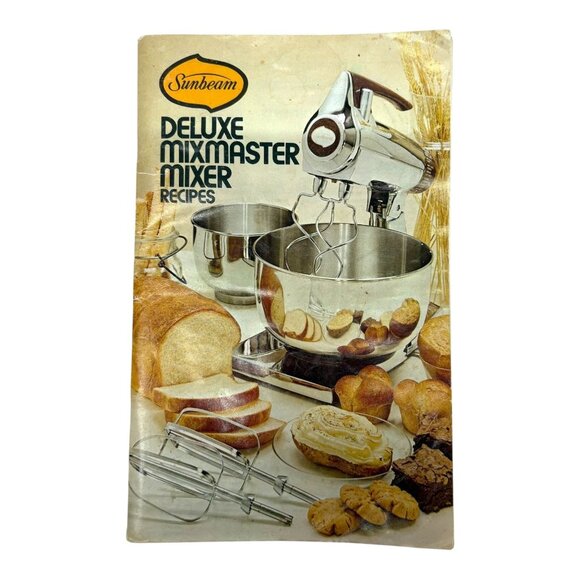 Sunbeam Mixmaster Stand Mixer MMA MMB Recipe Book Manual 1975 NOT a Reprint - Picture 1 of 5